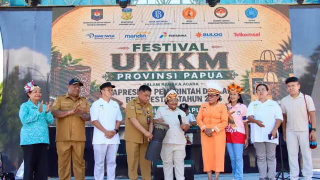Wamendagri Ribka Buka Pasar Murah dan Pameran UMKM di Papua