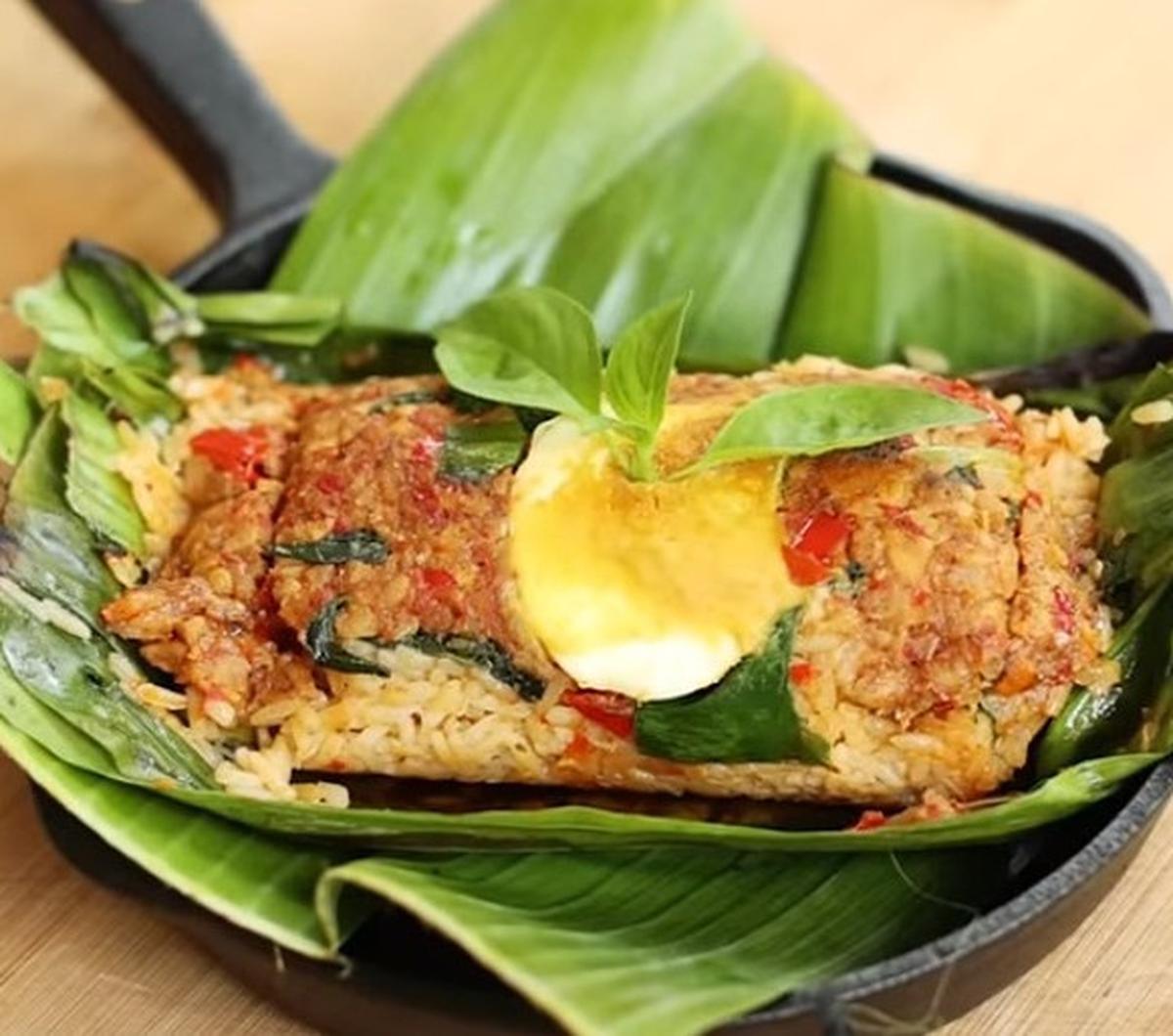 4. Resep Nasi Bakar Tempe