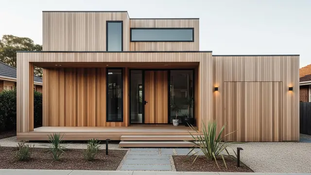 Model Rumah dengan Garasi Tersembunyi