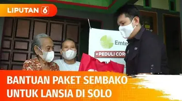 YPP SCTV-Indosiar dan Bukalapak kolaborasi salurkan bantuan 500 paket sembako untuk lansia dan warga yang terdampak Covid-19 di wilayah Solo Raya.