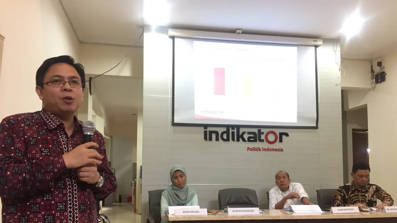 Indikator Politik Indonesia Merilis Hasil Survei Pilkada Jabar 2018