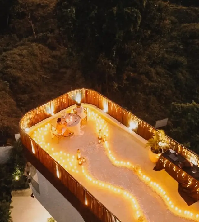 Potret Dinner Anniversary Aaliyah Massaid dan Thariq Halilintar di Bali/Instagram/@thariqhalilintar