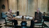 Presiden RI ketujuh Joko Widodo atau Jokowi melakukan pertemuan dengan mantan Perdana Menteri (PM) Singapura Lee Hsien Loong. (Instagram @jokowi)