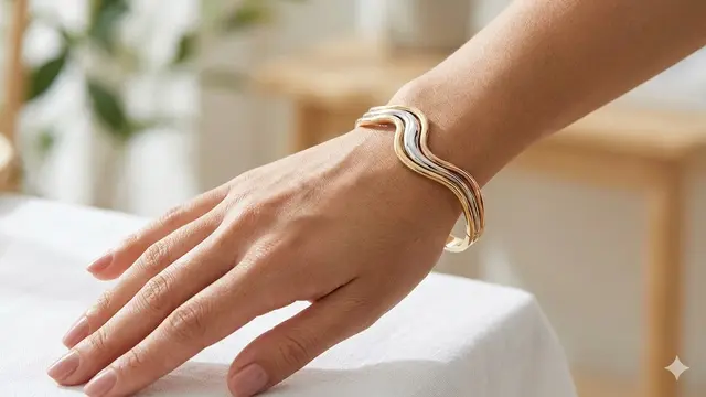 Bangle Twist Motif Ombak Laut