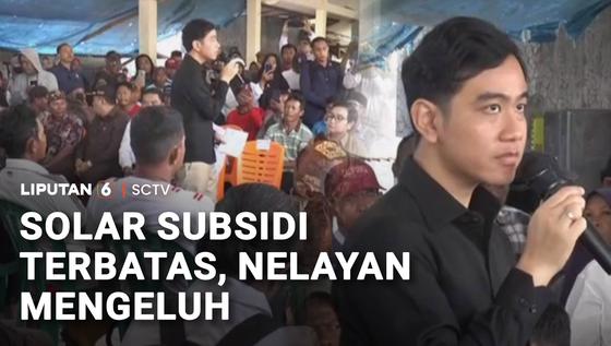 Nelayan Cilacap Curhat ke Wapres Gibran Soal Keterbatasan Solar