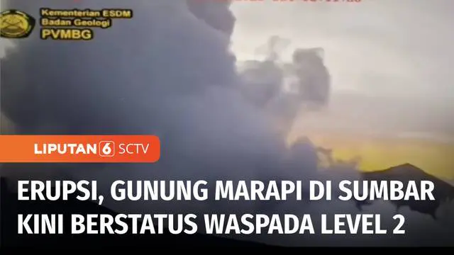 Gunung Marapi di Sumatera Barat erupsi sejak Sabtu (07/01) pagi, dengan menyemburkan debu vulkanik setinggi 300 meter dari kawah. Gunung Marapi kini berstatus waspada level dua.