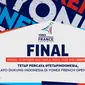 Jadwal dan Live Streaming Final French Open 2021 (Sumber : dok. Vidio.com)