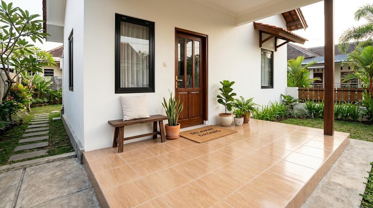 Warna Ubin yang Bikin Teras Terlihat Luas