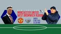 Manchester United vs West Bromwich Albion (Liputan6.com/Ari Wicaksono)