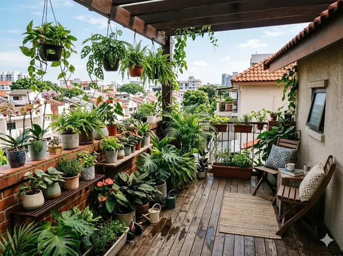 5 Contoh Rumah Tipe 21 dengan Rooftop Hijau yang Nyaman dan Estetis