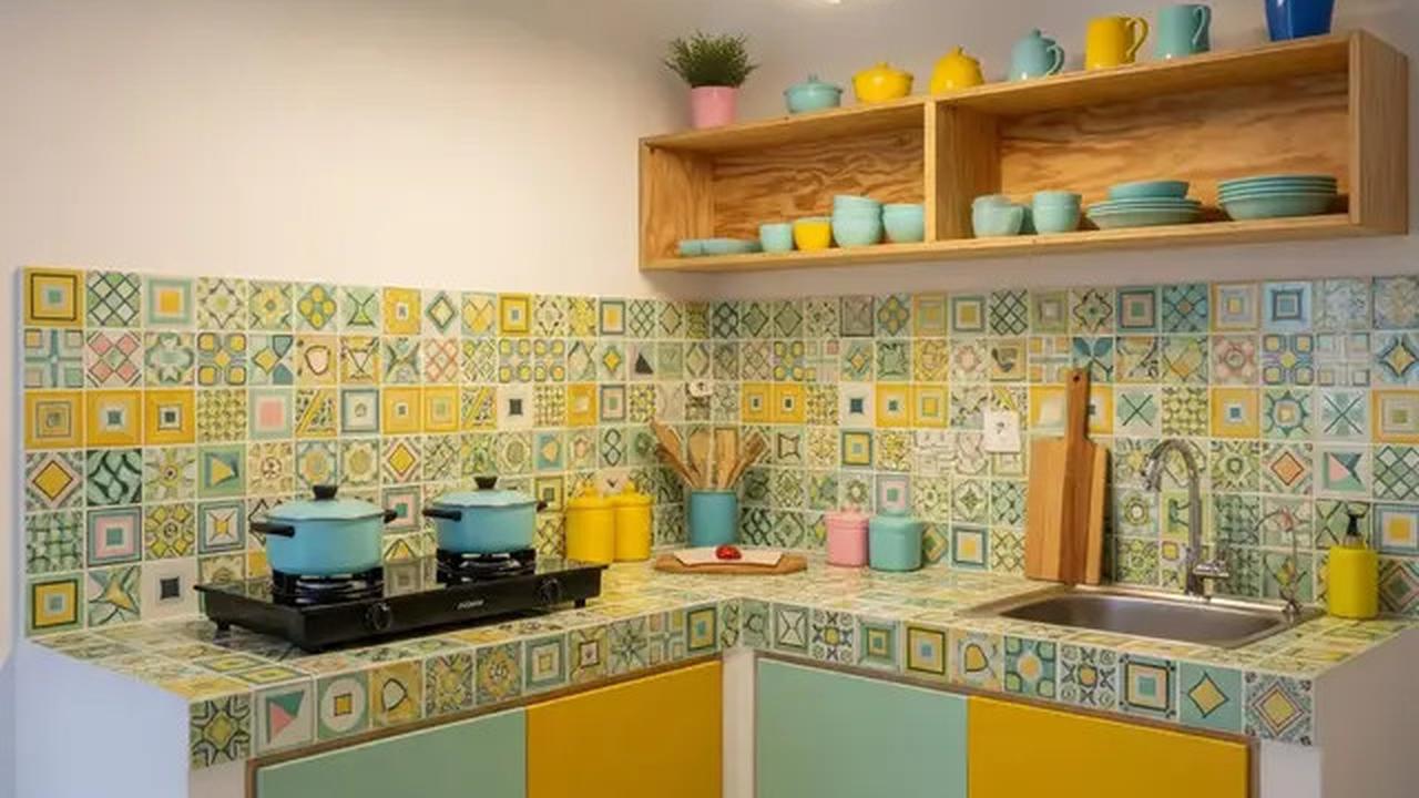 Dapur Rumah Kecil Tema Retro 80an dengan Budget 8 Juta, 7 Inspirasi Stylish Fungsional