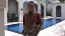 Tim redaksi Liputan6.com berkunjung ke rumah tokoh politik sekaligus pengusaha Sutrisno Bachir di kawasan Senayan, Jakarta, Sabtu (22/2/2015).(Liputan6.com/Johan Tallo)