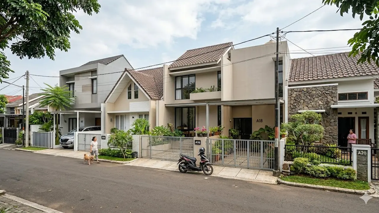 Model Fasad Rumah yang Langsung Mencuri Perhatian dari Jalan