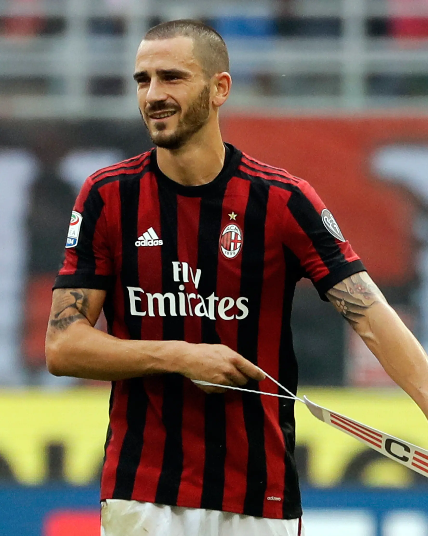 Bek AC Milan, Leonardo Bonucci (AP Photo/Luca Bruno)