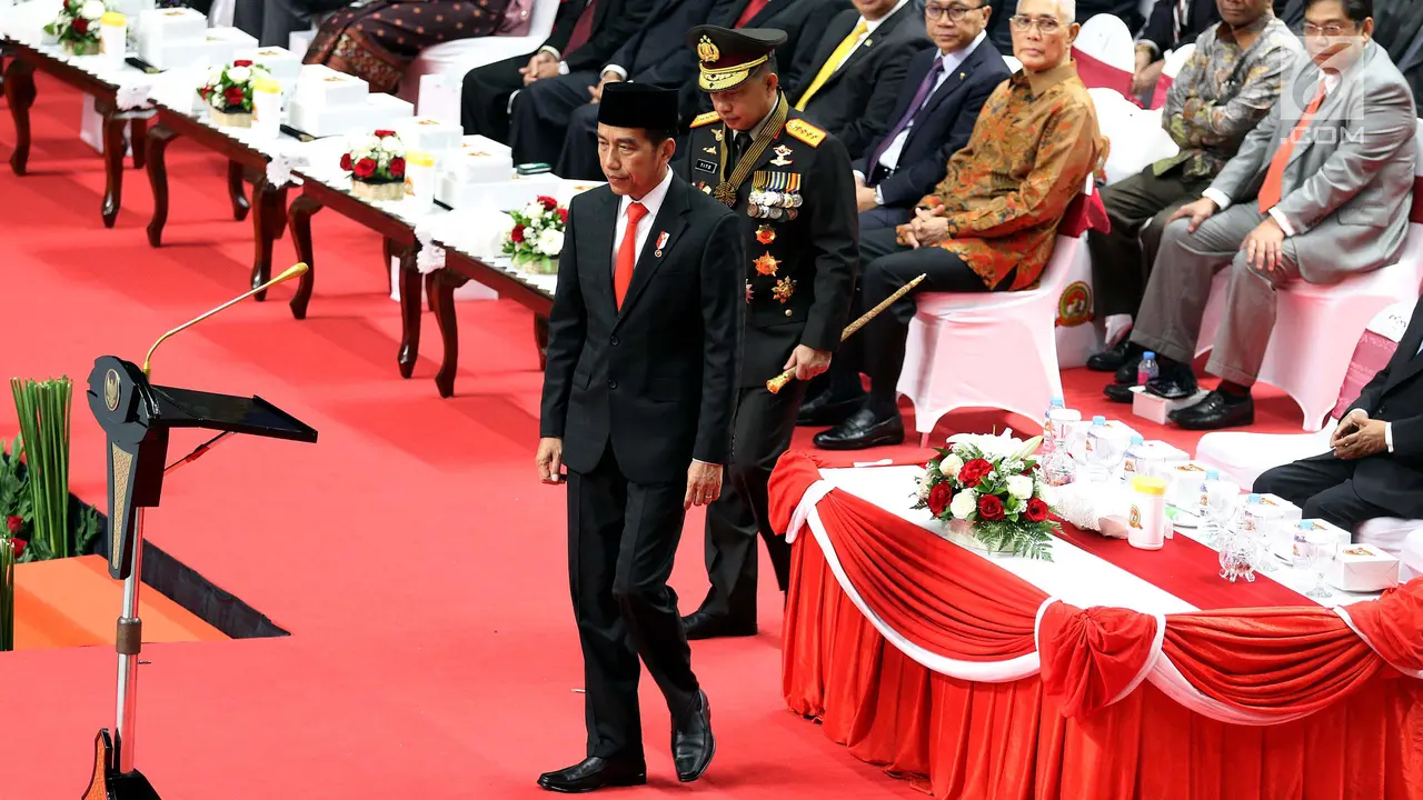 Presiden Jokowi Jadi Inspektur Upacara HUT ke-72 Bhayangkara