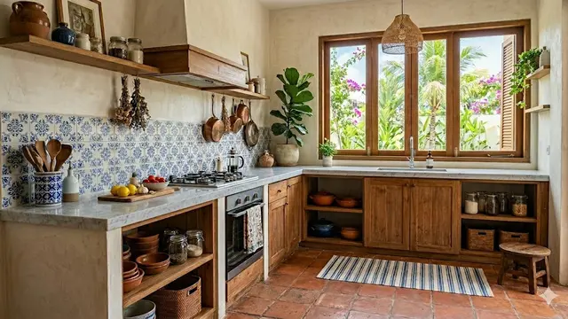 Desain Dapur Mediterranean