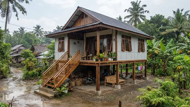 Desain bungalow panggung sebagai solusi cerdas daerah rawan banjir