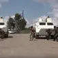 Satgas Indonesian Battalion Kontingen Garuda UNIFIL (United Nation Interim Force In Lebanon) turut memeriahkan Hari Ulang Tahun (HUT) RI ke-73 di markas besar mereka di Lebanon. (screengrab video)