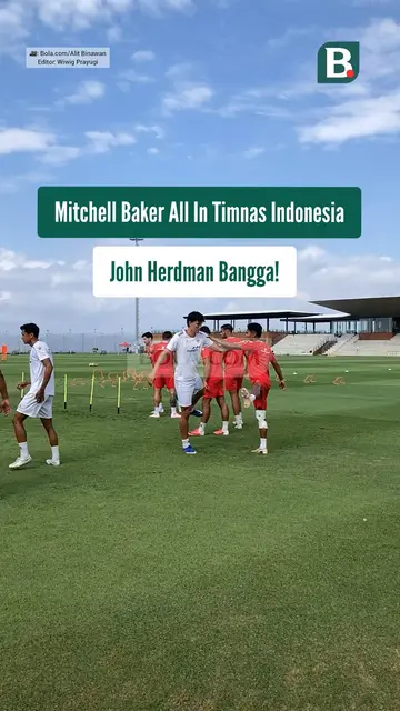 Mitchell Baker bergabung dalam pemusatan latihan Timnas Indonesia menjelang Piala AFF 2026