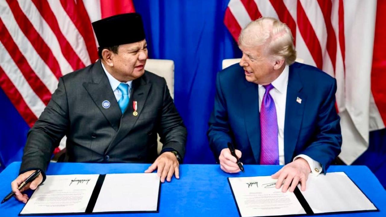 Trump–Prabowo Teken Perjanjian Dagang Bersejarah di Washington DC