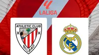 Liga Spanyol - Athletic Bilbao Vs Real Madrid (Bola.com/Adreanus Titus)