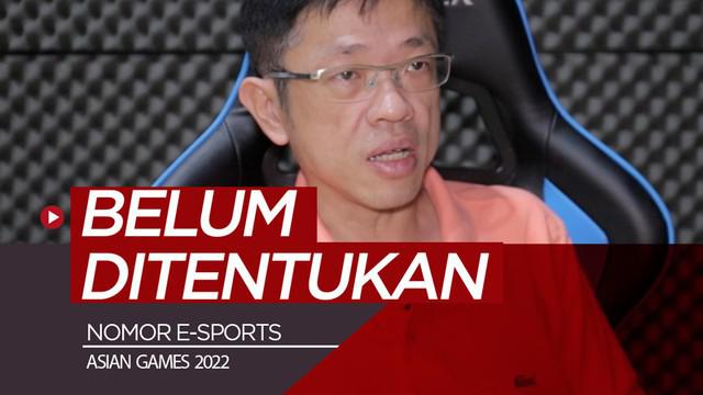 Berita video Ketua Umum IeSPA (Indonesia e-Sport Association), Eddy Lim, memberi komentar soal nomor-nomor dan game-game E-Sports yang akan dipertandingkan di Asian Games 2022 belum ditentukan.