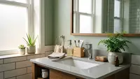 9 Inspirasi Dekorasi Kamar Mandi dengan Tanaman, Sentuhan Alami agar Ruangan Terasa Lebih Hidup
