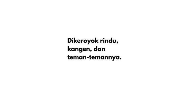 Kata-kata Bude Sumiyati Bertema Rindu ini Bikin Senyum Senyum