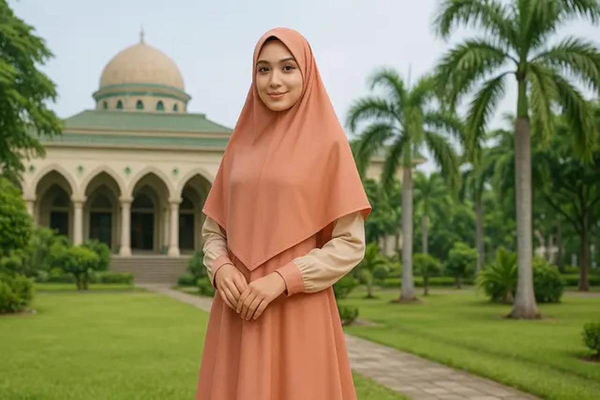 Pilihan Gamis Warna Netral, Tampil Syar'i dengan Gaya Kekinian di Medio 2025