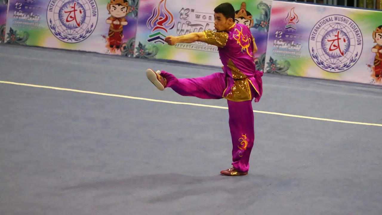 Inilah Aksi Atlet Wushu Indonesia