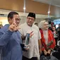 Pasangan bakal calon gubernur-calon wakil gubernur Jakarta 2024, Pramono Anung-Rano Karno menjalani tes kesehatan di RSUD Tarakan Jakarta, Jumat (30/8/2024). (Lizsa Egeham).