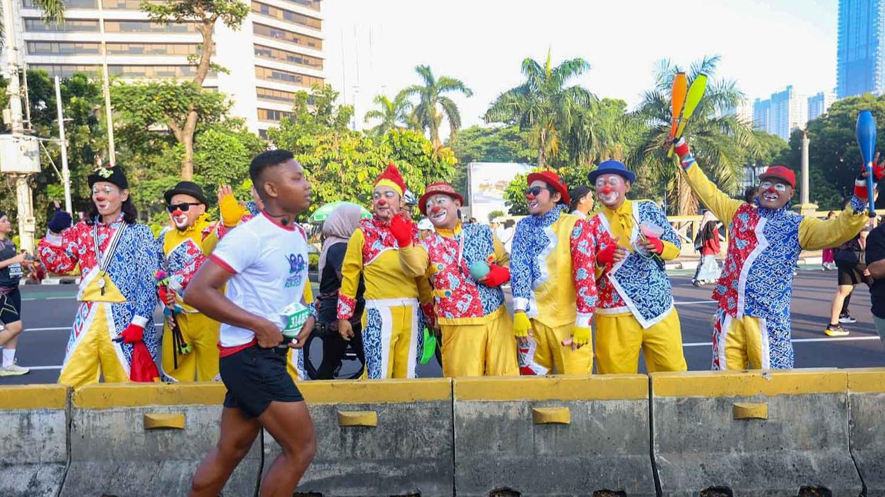 FOTO: Hari Komedi Nasional Resmi Ditetapkan, PASKI Rayakan dengan Aksi di Jalan Thamrin