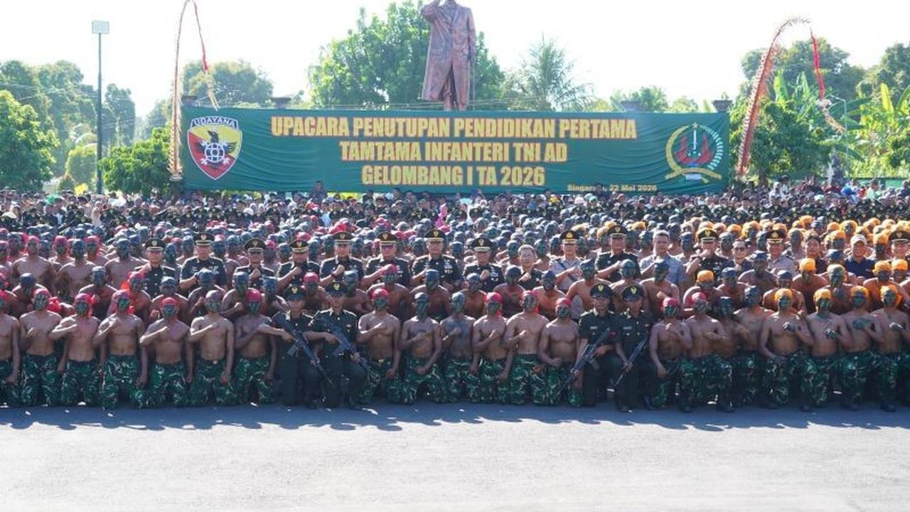 1.407 Prajurit Tamtama Kodam Udayana Resmi Dilantik, Siap Mengabdi untuk Negeri