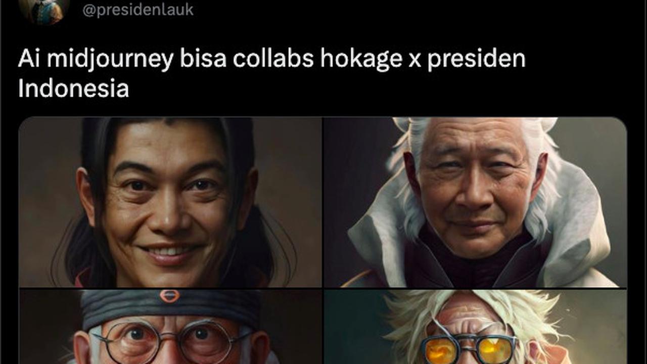 Viral Potret 7 Presiden Indonesia Jadi Hokage di Anime Naruto
