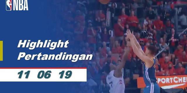 VIDEO: Serunya Game 5 Final NBA 2019, Warriors Vs Raptors