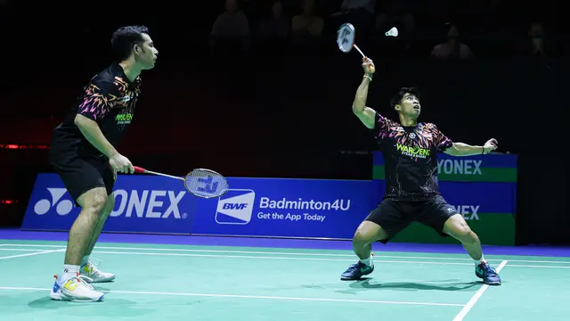 Sabar Karyaman Gutama/Moh Reza Pahlevi Isfahani - Swiss Open 2025 - Bulu Tangkis