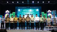 Gelaran Musabaqoh Tilawatil Qur'an (MTQ) ke-15 tingkat Kota Tangerang Selatan secara resmi ditutup oleh Wali Kota Benyamin Davnie yang didampingi Wakil Wali Kota Pilar Saga Ichsan, dan Sekretaris Daerah Bambang Noertjahjo. (Ist)