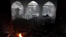 Juru bicara badan pertahanan sipil Gaza, Mahmoud Bassal, pada Rabu (23/4/2025) menyebut 11 orang di antaranya, termasuk wanita dan anak-anak, tewas akibat serangan udara yang menargetkan gedung sekolah Yafa di area Al-Tuffah, kota Gaza. (Omar AL-QATTAA/AFP)