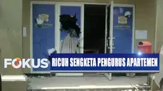 Kericuhan yang dipicu adanya aksi penurunan spanduk menyusul adanya kisruh kepengurusan mengakibatkan sejumlah fasilitas dan mobil rusak.