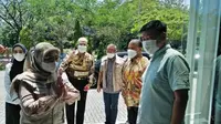 Jajaran direksi Askrindo Syariah melakukan kunjungan kerjanya ke Halal Industrial Park Sidoarjo (HIPS), di Sidoarjo, Jawa Timur. (dok: Humas)