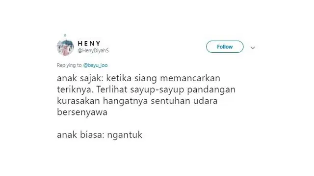 beda anak sajak dan anak biasa