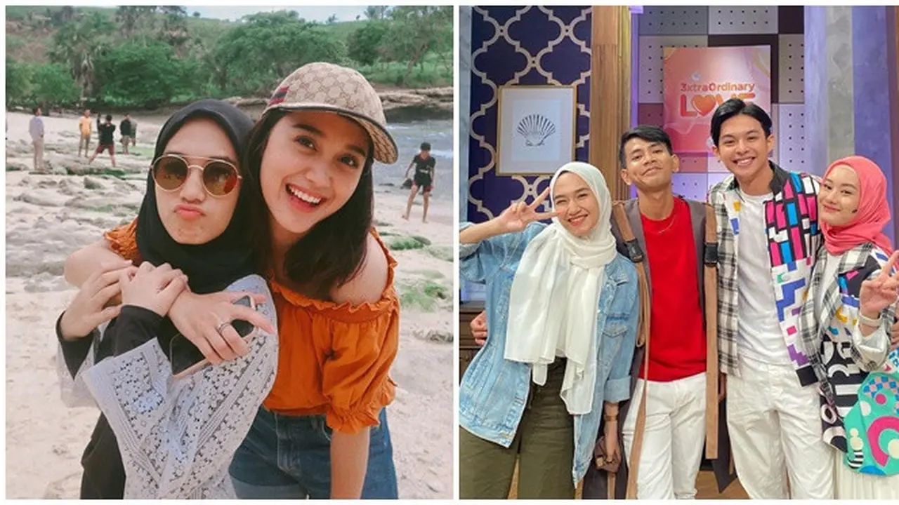 6 Potret Kedekatan Hafna Alliya Istri Angga Putra dan Rekan Artis, Bak Teman Lama