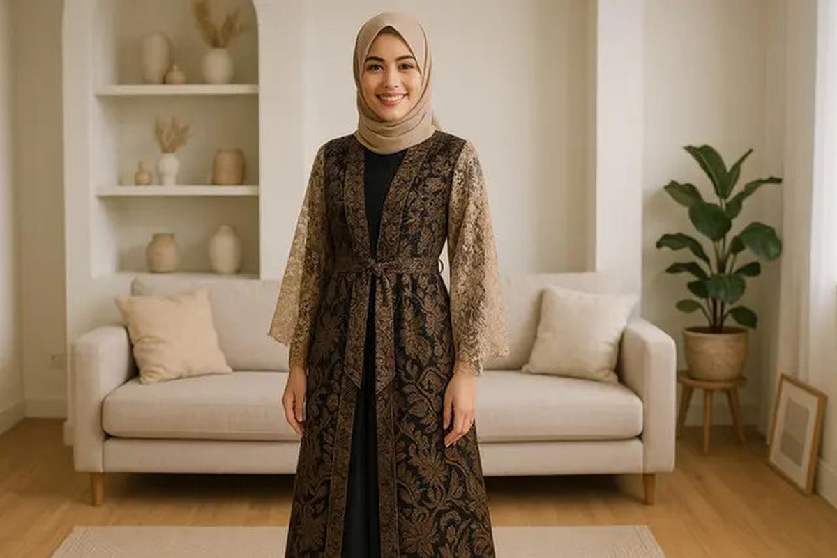 7 Outer Batik Kondangan yang Elegan dan Kekinian, Bisa Dipadukan dengan Gamis hingga Rok Tulis