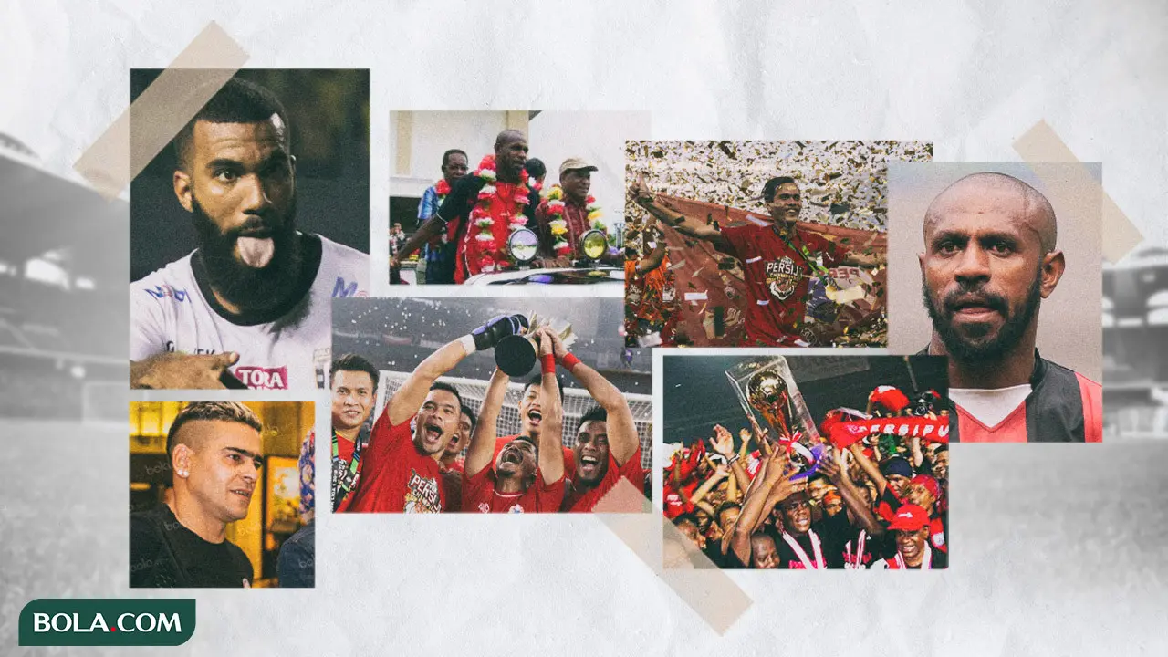 Kolase - Persipura Juara ISL, Persija juara Liga 1, Cristian Gonzales, Boaz Solossa, Sylvano Comvalius
