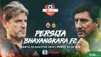 Shopee Liga 1 - Persija Jakarta Vs Bhayangkara FC - Head to Head Pelatih (Bola.com/Adreanus Titus)