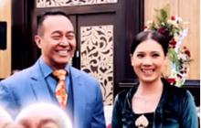 Gagah Berjas Biru, Potret Jenderal Andika Perkasa Hadiri Pesta Pernikahan Bikin Dua Cewek Cantik Grogi