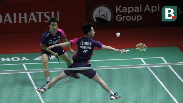 Foto: Kebangkitan Ginting, Indonesia Loloskan 1 Tunggal Putra, 2 Ganda Putra dan 1 Ganda Putri ke Semifinal Daihatsu Indonesia Masters 2022