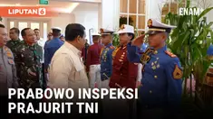 Prabowo Cek Kelengkapan Prajurit TNI saat Pimpin Rapat TNI Polri