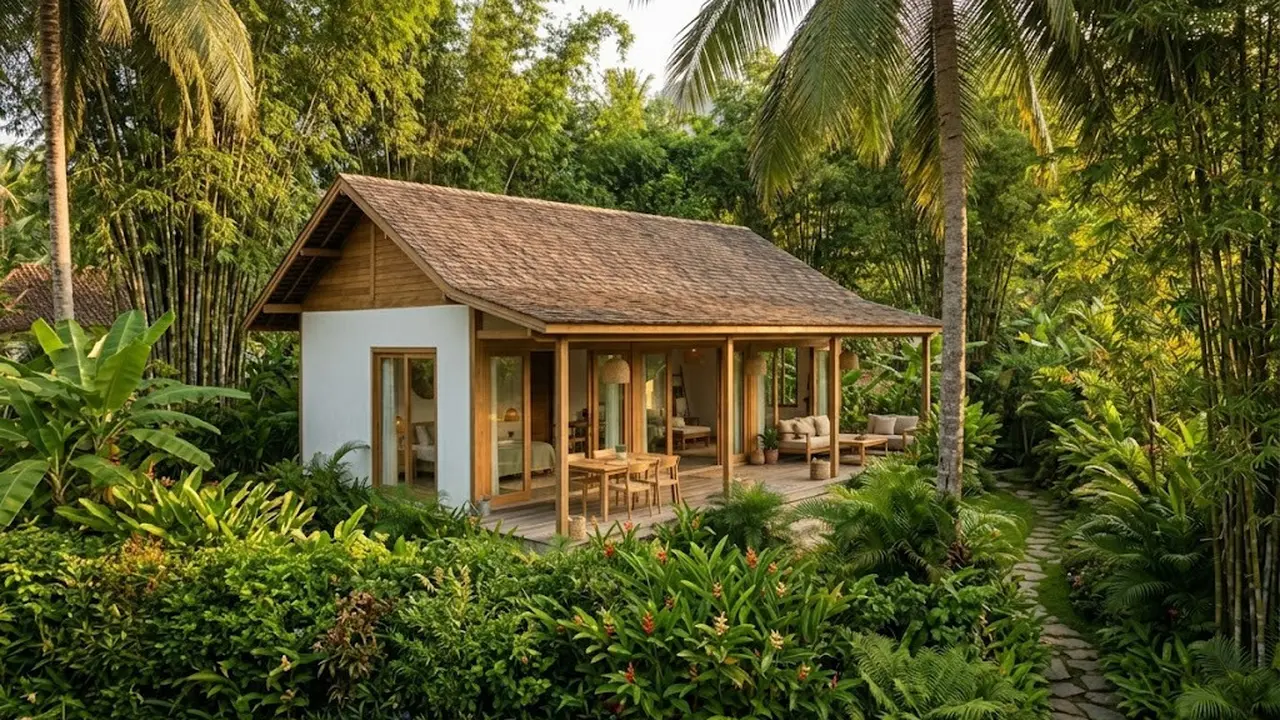 Model Rumah di Desa Mewah Meski Tanpa Pagar