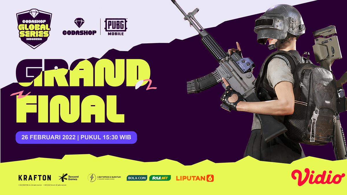 Saksikan Live Streaming Grand Final Codashop Global Series PUBGM di Vidio